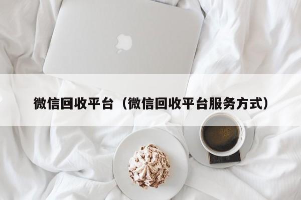 微信回收平台（微信回收平台服务方式）